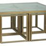 Product Image 1 for Brass Coffee Table Squared from Sarreid Ltd.