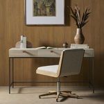 Product Image 29 for Trey Dove Poplar Modular Writing Desk with Leather Pulls from Four Hands