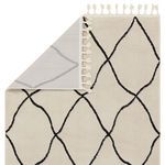 Product Image 3 for Treble Moroccan Trellis Ivory/ Black Rug - 5' x 7' from Jaipur