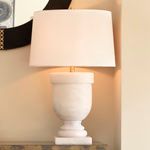 Product Image 1 for Carnegie Table Lamp in White Faux Alabaster from Jamie Young