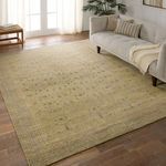 Product Image 5 for Delacor Hand Knotted Oriental Green/gray Rug from Jaipur