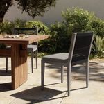 Product Image 12 for Sherwood Grey Wooden Outdoor Dining Chair with Charcoal Cushion from Four Hands