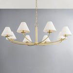 Product Image 4 for Stacey 8-Light Chandelier - Aged Brass from Hudson Valley