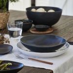 Product Image 3 for Livia Ceramic Stoneware Pasta Bowl, Set of 6 - Matte Black from Costa Nova