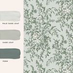 Product Image 4 for Laura Ashley Picardie Sage Botanical, Birds & Branches Wallpaper from Graham & Brown
