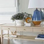 Product Image 5 for Tupelo Blue & Light Brown Porcelain Lamp from Villa & House