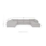 Product Image 5 for Westwood 7 Piece Sectional W/ Ottoman from Four Hands