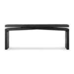 Product Image 3 for Matthes Pine Rectangle Console Table - Aged Black Pine from Four Hands