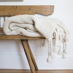 Product Image 2 for Trestles Oversized Throw Blanket - Antique White from Pom Pom at Home