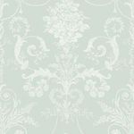 Product Image 3 for Laura Ashley Josette Duck-Egg Damask Wallpaper from Graham & Brown