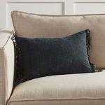 Product Image 1 for Majere Solid Navy Pillow from Jaipur