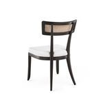 Product Image 3 for Marshall Cane and Linen Side Chair from Villa & House