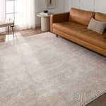 Product Image 5 for Olympian Modern Geometric Tan/ Gray Rug - 9' x 13' from Jaipur