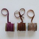 Product Image 2 for Jolie 10 Yard Wood Spool Velvet Ribbon, Set of 3 from Creative Co-Op