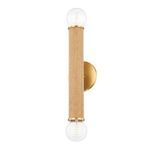 Product Image 1 for Amabella 2-Light Modern Coastal Gold Wall Sconce from Mitzi