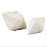 Product Image 1 for Pavi Bone Prism Set of 2 from Currey & Company