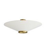 Product Image 1 for Decker Antique Gold Brass Steel Semi-Flush from Arteriors