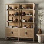 Product Image 17 for Caprice Wide Wooden Bookshelf - Natural Mango from Four Hands