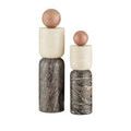 Product Image 6 for Moreno Marble Objects Set of 2 from Currey & Company