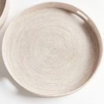 Product Image 4 for Burma Rattan Round Ottoman Trays Large, Set Of 2 from Napa Home And Garden