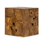 Product Image 1 for Tomlin Brown Teak Outdoor End Table from Four Hands