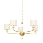 Product Image 1 for Osmond Vinatge Gold Leaf 5-Light Chandelier from Troy Lighting