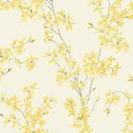 Product Image 3 for Laura Ashley Forsythia Sunshine Floral Wallpaper from Graham & Brown