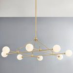 Product Image 5 for Andrews 8-Light Chandelier - Aged Brass from Hudson Valley