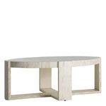 Product Image 1 for Kenzie Ivory Acacia Coffee Table from Gabby