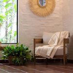 Product Image 4 for Brooklyn 50"x70" Ivory Cotton Striped Throw from Under the Bough