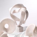 Product Image 2 for Intertwined Object On Stand In Off White Resin from Jamie Young