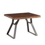 Product Image 1 for Nottingham 23 Inch Acacia Wood Live Edge Side Table In Walnut Finish from World Interiors