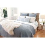 Product Image 5 for Huntington Cotton Queen Coverlet - Dusty Blue from Pom Pom at Home