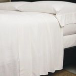 Product Image 4 for Bamboo White Linen Sheet Set from Pom Pom at Home