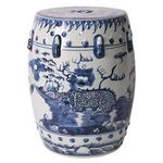 Product Image 4 for Blue & White Kylin Garden Stool from Legend of Asia