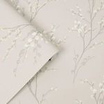 Product Image 2 for Laura Ashley Pussy Willow Dove Grey Wallpaper from Graham & Brown