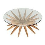 Product Image 4 for Waldo Round Glass Coffee Table from Noir
