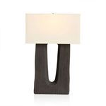 Product Image 3 for Cuit Ceramic Table Lamp - Textured Matte Black Ceramic from Four Hands