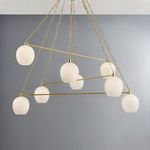 Product Image 5 for Asbury Park 8-Light Chandelier - Aged Brass from Hudson Valley