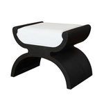 Product Image 1 for Janna Curved Base Stool from Worlds Away