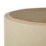 Product Image 2 for Crosby Faux Shagreen Side Table - Light Cream Shagreen from Four Hands