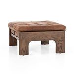 Product Image 2 for Halston Top Grain Leather Ottoman - Heirloom Sienna from Four Hands
