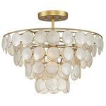 Product Image 1 for Bon Vivant Small Semi-Flush Mount from Currey & Company