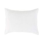 Product Image 2 for Camille Linen Blend Fabric Sham in White from Classic Home Furnishings