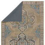 Product Image 3 for Nithas Medallion Green / Blue Rug from Jaipur