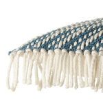 Product Image 2 for Odessa Chevron Blue/ Ivory Indoor/ Outdoor Lumbar Pillow from Jaipur 
