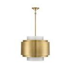 Product Image 2 for Beacon 4 Light 1 Burnished Brass Pendant from Savoy House
