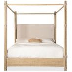 Product Image 3 for Retreat Pole Rattan Upholstered Poster Bed with Canopy from Hooker Furniture