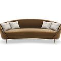 Product Image 2 for Brown Velvet Modern Main Event Sofa from Caracole