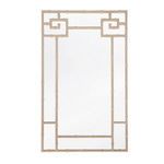 Product Image 1 for Tessa Bamboo Detail Mirror In Light Cerused Oak from Worlds Away
